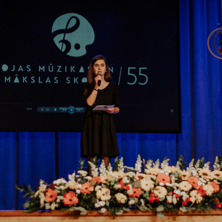 Pasākuma vadītāja S.Briede